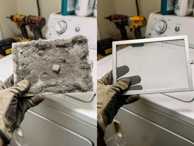 Professional lint trap cleaning by La Habra Dryer Vent Cleaning in La Habra