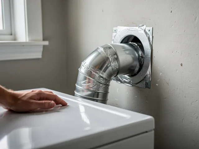 La Habra Dryer Vent Cleaning expert performing professional dryer vent repair and installation in La Habra
