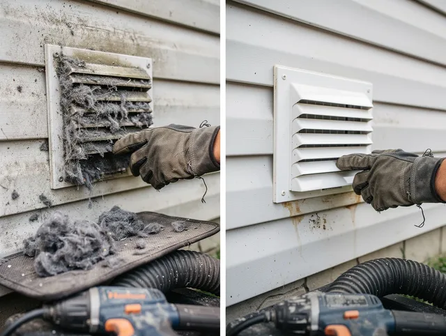 Residential dryer vent cleaning by La Habra Dryer Vent Cleaning in La Habra